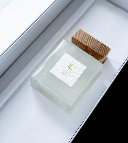 Evara Square Rose Wood White Reed Diffuser Set - 1000ml