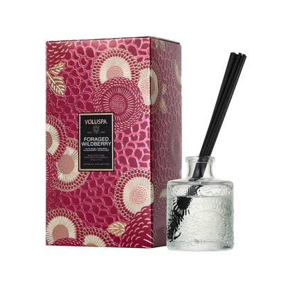 Voluspa Goji Tarocco Orange Scented Reed Diffuser, 3.4 oz, Luxury Citrus Diffuser, Oil Reed Diffusers for Home, Handcrafted in the USA