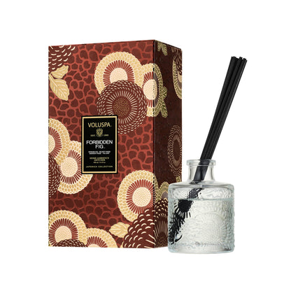 Voluspa Goji Tarocco Orange Scented Reed Diffuser, 3.4 oz, Luxury Citrus Diffuser, Oil Reed Diffusers for Home, Handcrafted in the USA